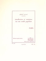 GABRIEL PIERNE: INTRODUCTION ET VARIATIONS SUR UNE RONDE POPULAIRE (FOUR SAXOPHONES)