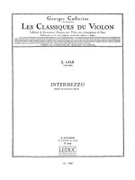 EDOUARD VICTOR ANTOINE LALO: INTERMEZZO (CLASSIQUES NO.349) (VIOLIN & PIANO)
