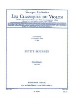 FRANCOIS COUPERIN: PETITE BOURREE (CLASSIQUES NO.350) (VIOLIN & PIANO)