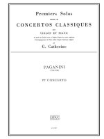 PAGANINI PREMIER SOLO EXTRAIT CONCERTO NO 1 VIOLIN & PIANO BOOK
