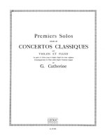 SPOHR CATHERINE PREMIER SOLO EXTRAIT CONCERTO NO 9 VIOLIN & PIANO BOOK