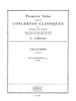 VIEUXTEMPS PREMIER SOLO EXTRAIT CONCERTO NO 1 IN E VIOLIN & PIANO BOOK