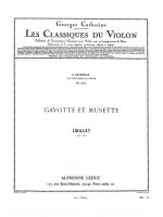 JOHN LOEILLET: GAVOTTE ET MUSETTE (CLASSIQUES NO.373) (VIOLIN & PIANO)