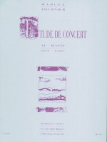 MARCEL TOURNIER - AU MATIN, ETUDE DE CONCERT POUR HARPE