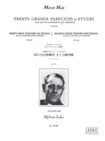 MARCEL MULE: THIRTY GREAT EXERCISES OR STUDIES - BOOK 1 (SAXOPHONE)
