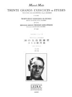 MARCEL MULE: TRENTE GRANDS EXERCICES OU ETUDES - BOOK 2 (SAXOPHONE)