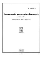 HENRI BUSSER: IMPROMPTU SUR DES AIRES JAPONAIS (HARP SOLO)