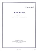 OLIVIER MESSIAEN: RONDEAU (PIANO SOLO) PIANO