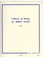 JEHAN ARISTE ALAIN: L'OEUVRE DE PIANO VOL.1 (PIANO SOLO) PIANO
