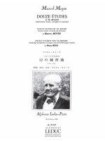 MARCEL MOYSE: 12 ETUDES DE BOEHM (FLUTE SOLO)