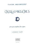 CLAUDE DELVINCOURT: LINZER TART (SAXOPHONE-ALTO & PIANO)