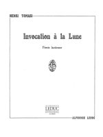 HENRI TOMASI: INVOCATION A LA LUNE (LOW) (VOICE & PIANO)