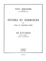 PAUL BERNARD: 40 ETUDES D'APRES J.FORESTIER (TUBA SOLO)
