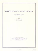HENRI TOMASI: COMPLAINTE DU JEUNE INDIEN (CLARINET/PIANO)