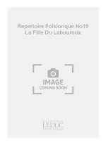 DELAMORINIERE REPERTOIRE FOLKLORIQUE NO19 LA FILLE DU LABOUROUX 3PT BK