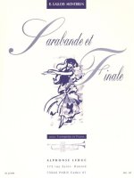 RAYMOND GALLOIS MONTBRUN: SARABANDE ET FINALE (TRUMPET AND PIANO) TROMPETTE