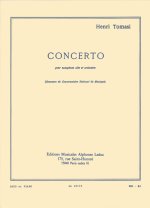 TOMASI: CONCERTO(SAXOPHONE ORCHESTRE) SAXOPHONE ET PIANO