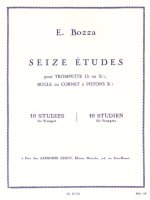 EUGENE BOZZA: 16 STUDIES (TRUMPET/BUGLE/CORNET) TROMPETTE