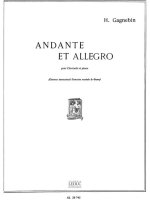 HENRI GAGNEBIN: ANDANTE ET ALLEGRO (CLARINET & PIANO)