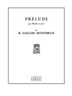 RAYMOND GALLOIS-MONTBRUN: PRELUDE (OBOE & PIANO)