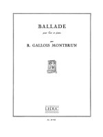 RAYMOND GALLOIS-MONTBRUN: BALLADE (HORN & PIANO)