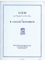 RAYMOND GALLOIS-MONTBRUN: LIED (TRUMPET & PIANO) TROMPETTE