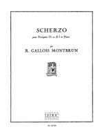 RAYMOND GALLOIS-MONTBRUN: SCHERZO (TRUMPET & PIANO) TROMPETTE