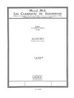 JOHANN SEBASTIAN BACH: ALLEGRO (CLASSIQUES NO.102) (SAXOPHONE-ALTO & PIANO)