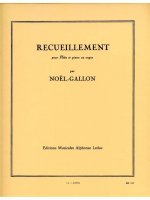 NOEL-GALLON: RECUEILLEMENT (FLUTE & PIANO)
