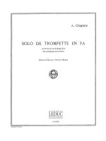 AUGUSTE CHAPUIS: SOLO (F OR BB TRPT) (TRUMPET & PIANO) TROMPETTE