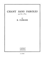 ROBERT CLERISSE: CHANT SANS PAROLES (HORN & PIANO)