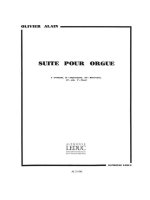 OLIVIER ALAIN: SUITE (ORGAN)