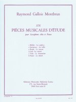 SIX PIECES MUSICALES D'ETUDE POUR SAXOPHONE ALTO ET PIANO