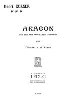 HENRI BUSSER: ARAGON OP.91 (CLARINET & PIANO)