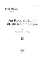HENRI BUSSER: AU PAYS DE LEON ET DE SALAMANQUE OP.116 (SAXOPHONE-ALTO & PIANO)