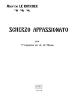 MAURICE LE BOUCHER: SCHERZO APPASSIONATO (C TRPT) (TRUMPET & PIANO) TROMPETTE