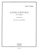HENRI TOMASI: CONCERTINO IN E MAJOR (FLUTE/PIANO)