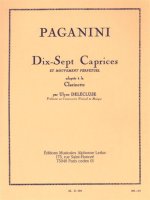 DIX-SEPT CAPRICES ET MOUVEMENT PERPETUEL ADAPTES A LA CLARINETTE