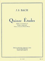 J.S BACH : QUINZE ETUDES - ADAPTEES PAR ULYSSE DELECLUSE - POUR CLARINETTE