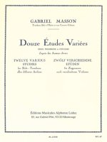 GABRIEL MASSON: 12 ETUDES VARIEES (TROMBONE SOLO)