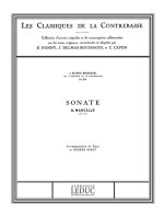BENEDETTO MARCELLO: SONATA (CLASSIQUES NO.39) (DOUBLE BASS & PIANO)