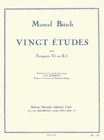 MARCEL BITSCH : 20 ETUDES POUR TROMPETTE EN UT OU SI BEMOL