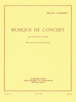 MARIUS CONSTANT: MUSIQUE DE CONCERT (ALTO SAXOPHONE/PIANO)