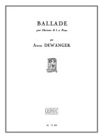 ANTON DEWANGER: BALLADE OP.88 (CLARINET & PIANO)