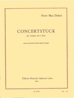 PIERRE MAX DUBOIS: CONCERTSTUCK (SAXOPHONE-ALTO & PIANO)