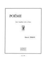 M. PERRIN: POEME (SAXOPHONE-ALTO & PIANO)