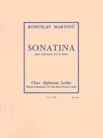 BOHUSLAV MARTINU: SONATINA H.356 POUR CLARINETTE ET PIANO