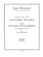 JEAN DEVEMY: 21 LECTURES-ETUDES & 9 ETUDES D'EXAMENS (HORN SOLO)