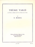 EUGENE BOZZA: THEME VARIE (BASS TROMBONE AND PIANO)