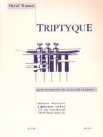 HENRI TOMASI: TRYPTIQUE (TRUMPET AND PIANO) TROMPETTE